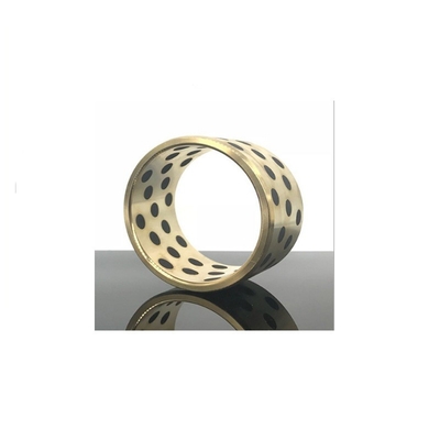 บูชกราไฟท์ทองแดงฝังตัวหล่อลื่นด้วยตนเอง C86300 Alloy