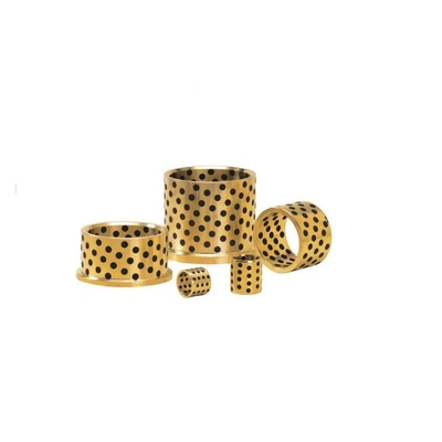 บูชกราไฟท์ทองแดงฝังตัวหล่อลื่นด้วยตนเอง C86300 Alloy