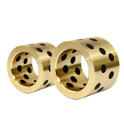 บูชกราไฟท์ทองแดงฝังตัวหล่อลื่นด้วยตนเอง C86300 Alloy