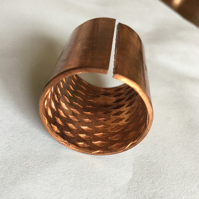 E90 TIN Bronze Bushing Sleeve ความจุสูงในการหล่อลื่นด้วยตนเอง