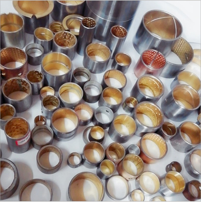 Jf800 Gunmetal Bronze Bimetal Bearing Bushes การออกแบบร่อง